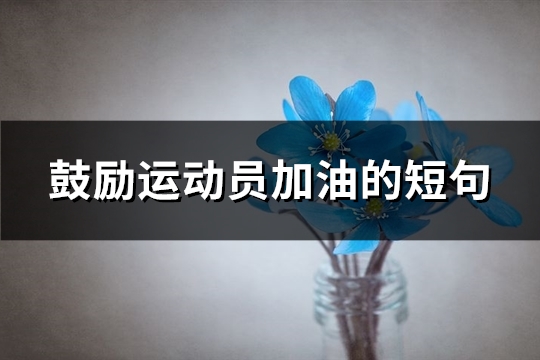 鼓励运动员加油的短句(热门46句) 鼓励运动员加油的短句(热门46句)